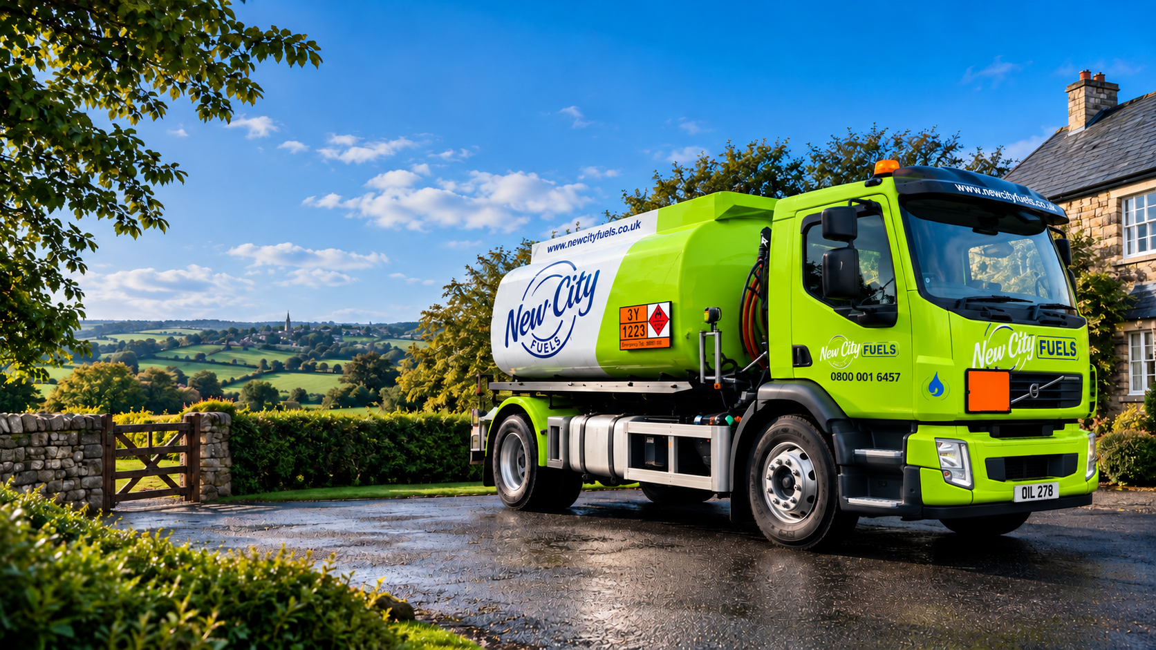 New City Fuels delivery tanker